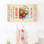 Schattige lieveheersbeestje 1e verjaardag | Bug Th Spandoek (Insitu)