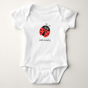 Schattige Lieveheersbeestje Zwarte Hartjes Persoon Romper