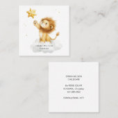 Schattige Lion Kinderopvang Visitekaartje (Voorkant / Achterkant)