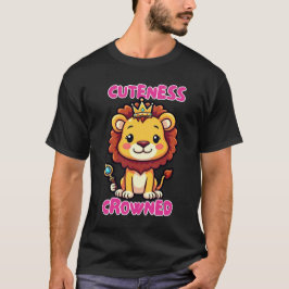 Schattige Lion King Cartoon T-shirt Schattig Oerwo