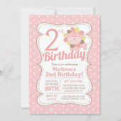 Schattige Lion Oerwoud Safari Meisjes Verjaardagsu Kaart (Voorkant)