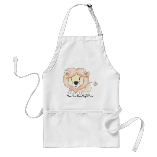 Schattige Lion Schort (Voorkant)