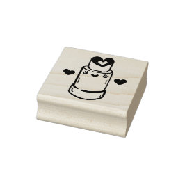 Schattige lippenstift hart 	rubberstempel