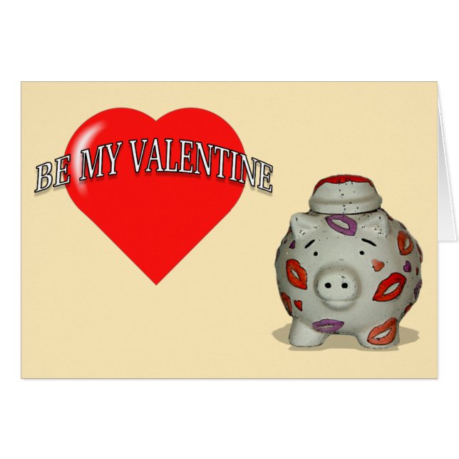 Schattige lipstick Pig (Voorkant Horizontaal)