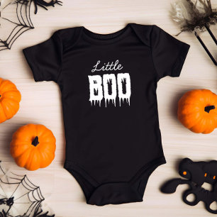 Schattige Little BOO Drippy Script Fun Kind Hallow Romper