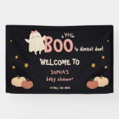 Schattige Little Boo Girl Halloween Baby shower We Spandoek (Horizontaal)