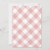 Schattige Little Bunny Rabbit Tea Party Baby showe Kaart (Achterkant)