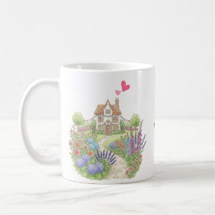 Schattige Little Country House Gepersonaliseerd me Koffiemok