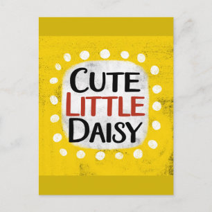 Schattige Little Daisy-Briefkaart Briefkaart