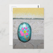 Schattige Little Floral Rock Briefkaart (Voorkant / Achterkant)