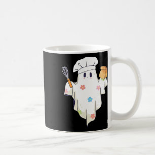 Schattige Little Ghost Chef Funny Lunch Lady Cafet Koffiemok