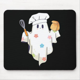 Schattige Little Ghost Chef Funny Lunch Lady Cafet Muismat