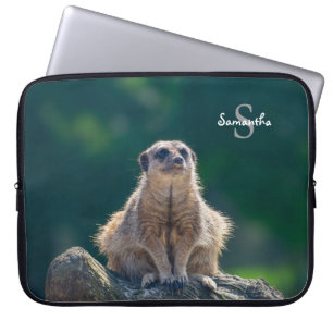 Schattige Little Meerkat Laptop Sleeve