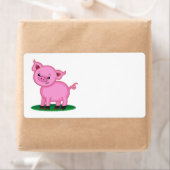 Schattige Little Pig Label (Insitu)