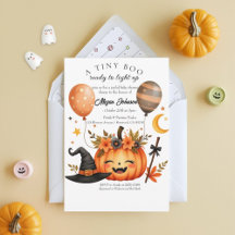 Schattige Little Pumpkin Boo Halloween Baby shower