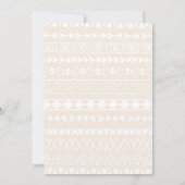 Schattige, Llama baby shower Kaart (Achterkant)