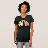 Schattige Llama Pride T-shirt (Voorkant volledig)