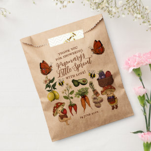 Schattige Lokale Kleine Spruit Baby Shower Bedankzakje