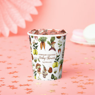 Schattige Lokale Kleine Spruit Babyshower Papieren Bekers