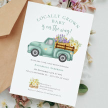 Schattige Lokale waterverf Neutrale Baby Shower