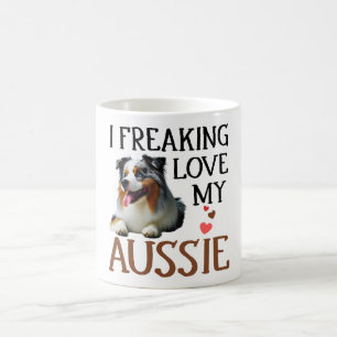 Schattige Love My Aussie Dog Koffiemok