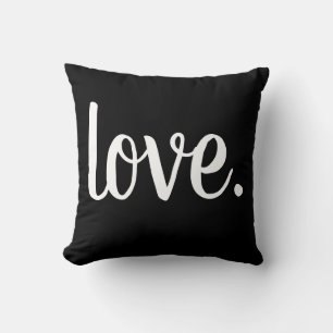 schattige LOVE-typografie Kussen