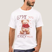 Schattige "Love You Beary Much" teddybeer