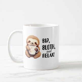 Schattige luiaard, Grappige ochtend, Cadeau voor l Koffiemok