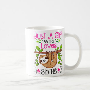 Schattige Luiaard Liefhebber Vrouwen Meisjes Gewoo Koffiemok