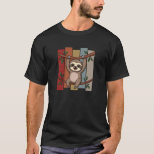 Schattige luiaard t-shirt