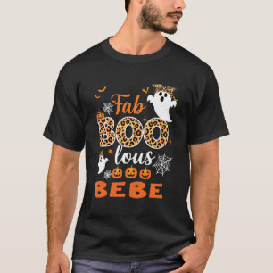 Schattige Luipaard Fab Boo Lous Bebe Spooky Hallow T-shirt