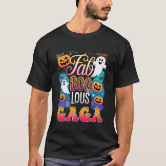 Schattige Luipaard Fab Boo Lous Gaga Griezelige Ha T-shirt