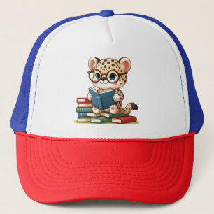Schattige Luipaard Leest Trucker Pet