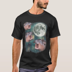 Schattige Lune-Deng Nijlpaard Baby T-Shirt - Cute