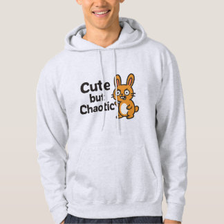 Schattige maar chaotisch - Grappig & Schattig Ontw Hoodie