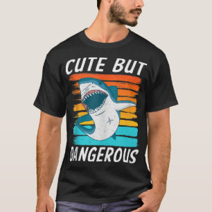 Schattige maar gevaarlijke haai t-shirt