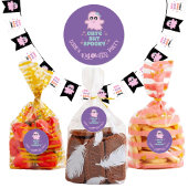 Schattige maar Spooky Halloween Custom Ronde Sticker