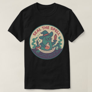 Schattige Magische Zegel Toverdank T-shirt