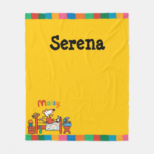 Schattige Maisy in Red Overalls Fleece Deken