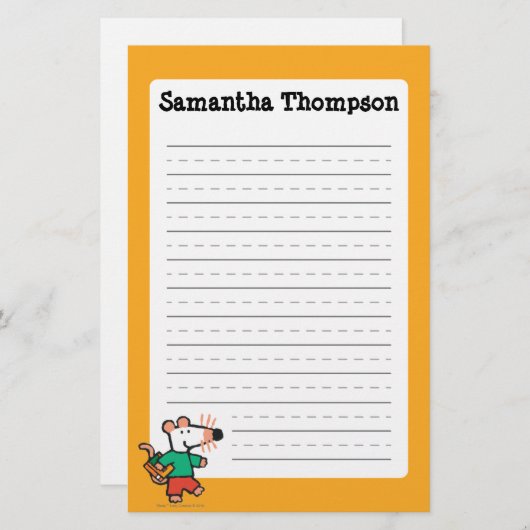 Schattige maisy-liefhebbers om te lezen briefpapier (Voorkant / Achterkant)