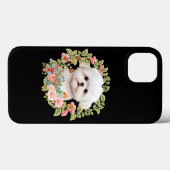 Schattige Maltese puppy in Bloom, Maltees Hondenli Case-Mate iPhone Case (Achterkant (horizontaal))