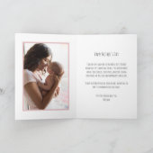 Schattige mama en baby zebra Gelukkige Moederdag Kaart (Binnen)