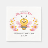 Schattige Mama naar Bee Baby shower