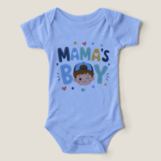 Schattige Mama's Jongen Baby T-shirt - Schattig Jo