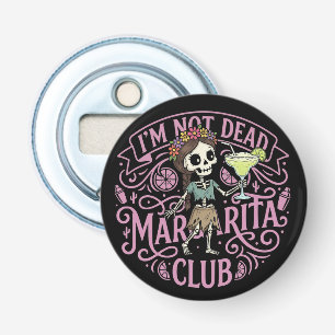 Schattige Margarita Skelet Button Flesopener