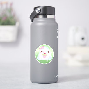 Schattige Matcha Latte Geest Sticker