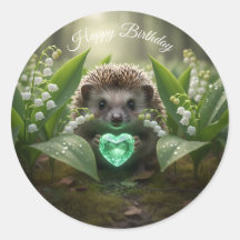 Schattige May Hedgehog met Smaragden Hart