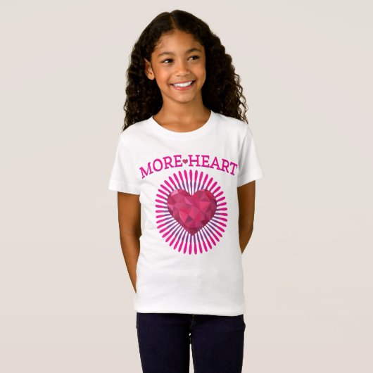 Schattige meer hart t-shirt (Voorkant volledig)