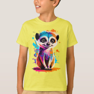 Schattige Meerkat - Baby Meerkat Kleurrijk - Meerk T-shirt