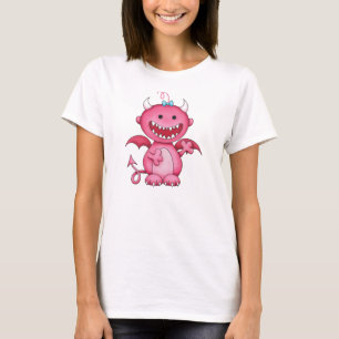 schattige meid t-shirt